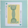 Exacompta fotoalbum 25x25cm 30 paginas wit motief fantasie speelkaart geel groen