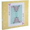 Exacompta fotoalbum 25x25cm 30 paginas wit motief fantasie speelkaart geel groen