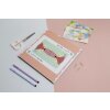 Exacompta 16115E Fotoalbum 30 paginas roze/blauw fantasie speelkaart