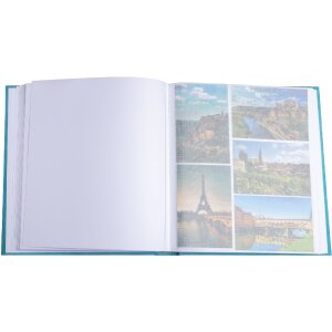 Exacompta 16178E Fotoalbum 60 witte paginas 29x32 cm Skandi turquoise