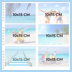 Exacompta 16215E Spiraal fotoalbum ME & YOU 32x32 cm 60 paginas zwart