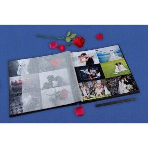 Exacompta 16215E Spiraal fotoalbum ME & YOU 32x32 cm 60 paginas zwart