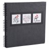 Exacompta 16215E Spiraal fotoalbum ME & YOU 32x32 cm 60 paginas zwart