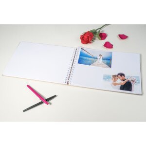 Exacompta 16234E Fotoalbum spiraalbinding 50 paginas wit 32x22cm KRAFT motief