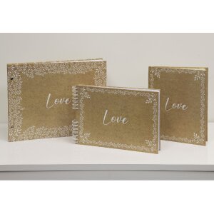 Exacompta 16234E Fotoalbum spiraalbinding 50 paginas wit 32x22cm KRAFT motief