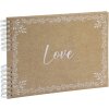 Exacompta 16234E Fotoalbum spiraalbinding 50 paginas wit 32x22cm KRAFT motief