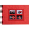Exacompta 16245E Spiraalalbum 50 zwarte paginas Passie 32x22 cm rood