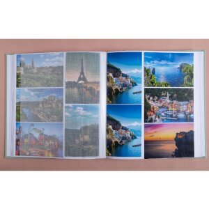 Exacompta 16263E Fotoalbum 60 paginas Ellipse grijsgroen 29x32cm voor 300 fotos