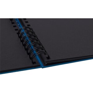 Exacompta Néo Déco fotoalbum 32x22 cm spiraalbinding 50 paginas Bleu de France
