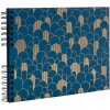 Exacompta Néo Déco fotoalbum 32x22 cm spiraalbinding 50 paginas Bleu de France