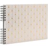 Exacompta Fotoalbum Néo Déco Wit Spiraalbinding 50 zwarte paginas 32x22 cm