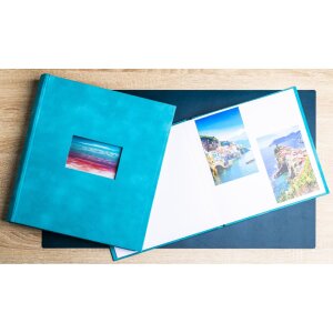 Exacompta 16358E Fotoalbum 30 witte paginas Skandi turquoise