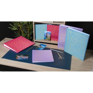 Exacompta 16391E Fotoalbum 25x25 cm Plum Purple Turquoise 30 paginas