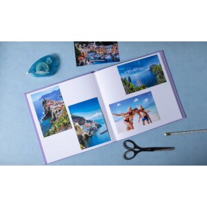 Exacompta 16393E Fotoalbum 30 paginas wit 25x25cm Plum Violet