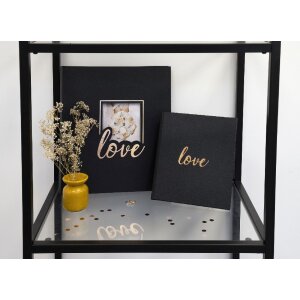 Exacompta 16506E Fotoalbum 60 paginas zwart 29x32cm - Love