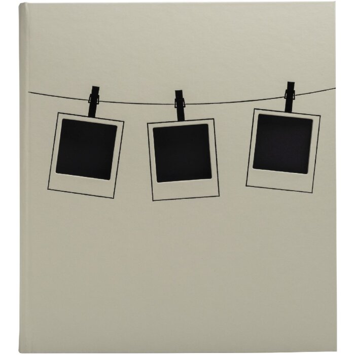 Exacompta 16524E Fotoalbum 60 zwarte paginas Polaroid serie Lichtgroen