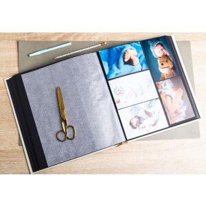 Exacompta 16524E Fotoalbum 60 zwarte paginas Polaroid serie Lichtgroen