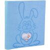 Exacompta fotoalbum TEDDY 29x32 cm 60 paginas blauw met konijnenmotief