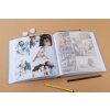 Exacompta fotoalbum TEDDY 29x32 cm 60 paginas blauw met konijnenmotief
