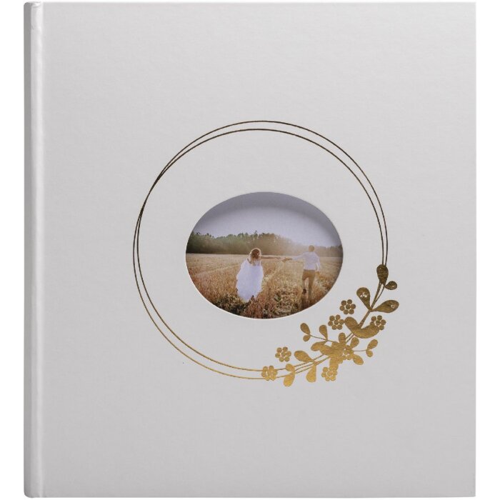Exacompta 16732E Fotoalbum 60 witte paginas Ringflower Design Wit