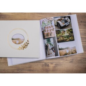 Exacompta 16732E Fotoalbum 60 witte paginas Ringflower Design Wit