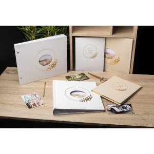 Exacompta 16732E Fotoalbum 60 witte paginas Ringflower Design Wit
