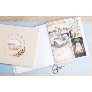 Exacompta 16733E Fotoalbum 60 witte paginas Ringflower Latte