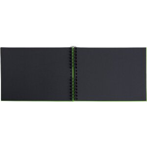 Exacompta 16784E Fotoalbum met spiraalbinding 50 zwarte paginas Musicart Green