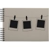 Exacompta 16823E Fotoalbum spiraalbinding 50 zwarte paginas Polaroid serie Beige