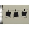 Exacompta 16824E Fotoalbum spiraalbinding 32x22 cm 50 zwarte paginas lichtgroen