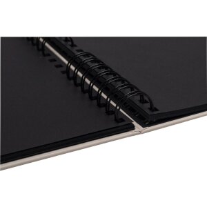 Exacompta 16825E Fotoalbum spiraalbinding 32x22 cm 50 zwarte paginas Roze