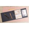 Exacompta 16825E Fotoalbum spiraalbinding 32x22 cm 50 zwarte paginas Roze