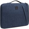 Exacompta laptophoes 15-16 inch business blauw slank lichtgewicht rPET bescherming
