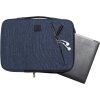Exacompta laptophoes 15-16 inch business blauw slank lichtgewicht rPET bescherming