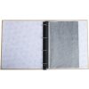 Exacompta 17602E Fotoalbum met ringmechanisme 60 zwarte paginas 32x26x4 cm Beige