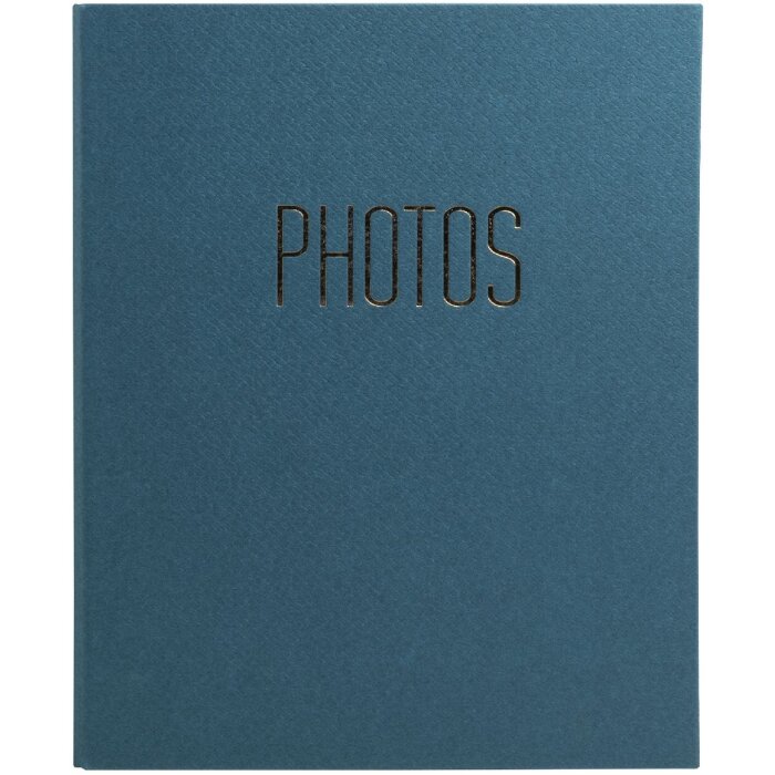 Exacompta 17603E Fotoalbum ringmechaniek 60 zwarte paginas 32x26x4cm blauwgroen