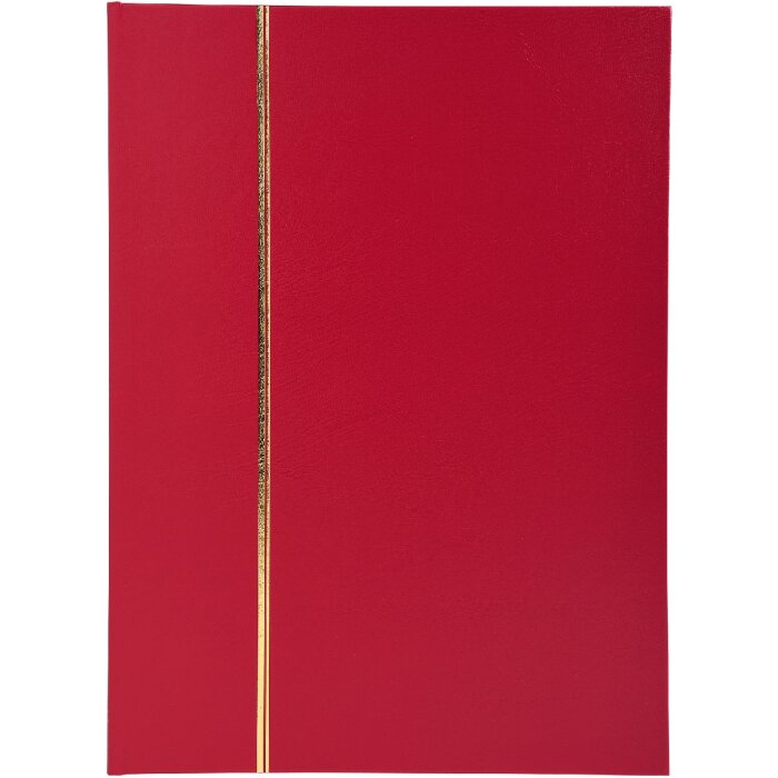Exacompta 26143E Postzegelalbum halfleer 32 paginas 22,5x30,5 cm rood