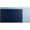 Exacompta 29124E Bureauonderlegger 35x60 cm PU tweekleurig marineblauw hemelsblauw