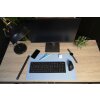 Exacompta 29124E Bureauonderlegger 35x60 cm PU tweekleurig marineblauw hemelsblauw
