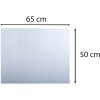Exacompta 29630E Schrijfblok 50x65 cm flexibel PVC Kristal Transparant