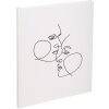 Exacompta 47689E Gastenboek 100 paginas zilver 27x22cm ivoor