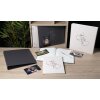Exacompta 47689E Gastenboek 100 paginas zilver 27x22cm ivoor