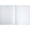 Exacompta 47689E Gastenboek 100 paginas zilver 27x22cm ivoor