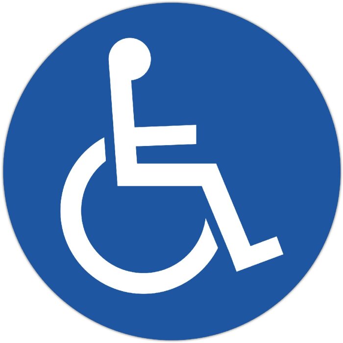 Parkeerbord voor gehandicapten/zwaar gehandicaptenpas