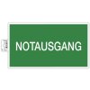 Exacompta 67004B Zelfklevend nooduitgangbord groen wit 35 cm