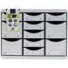 Exacompta STORE BOX MULTI ladebox 11 open lades lichtgrijs