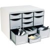 Exacompta STORE BOX MULTI ladebox 11 open lades lichtgrijs