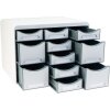 Exacompta STORE BOX MULTI ladebox 11 open lades lichtgrijs