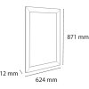 Exacompta 8194358D Posterhouder A1 Aluminium Exacryl zilver