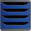 Exacompta ladebox Big Box 4 open lades Iderama royal blue